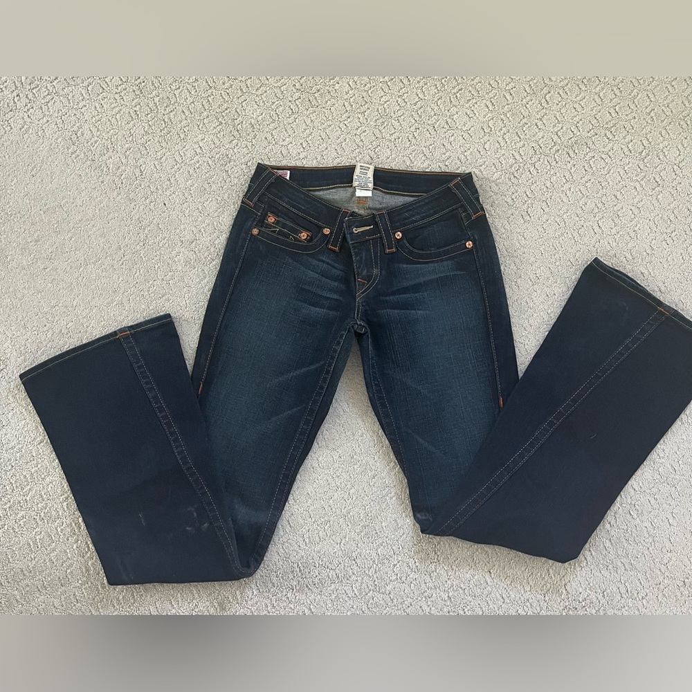 True Religion Blue Skinny Jeans Classic Fit